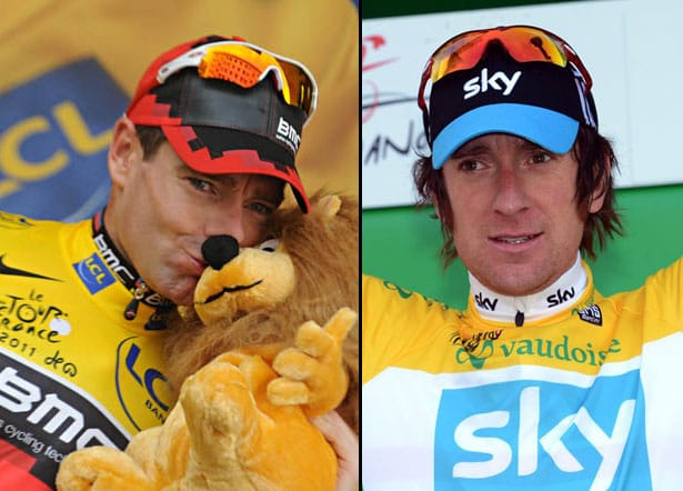 Tour de France Showdown! Tour de France Evans Wiggins Duel Tour de France Showdown!