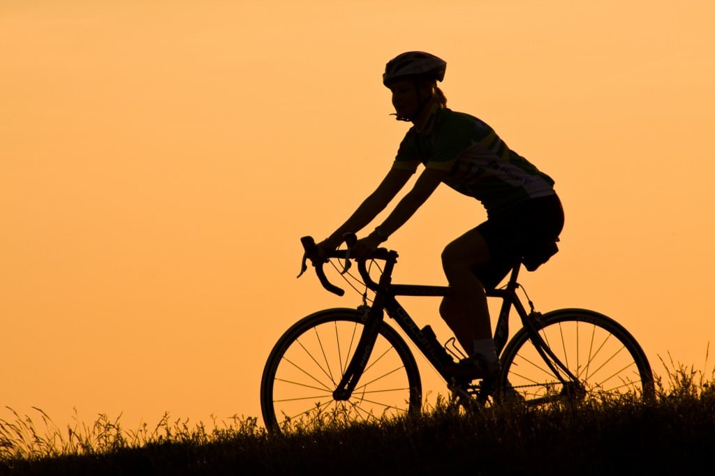 Sunset cycling