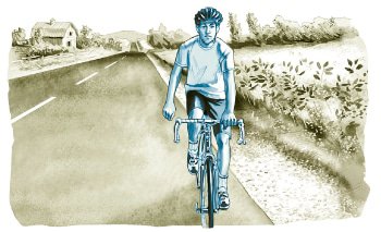 Cycling one-handed drills
