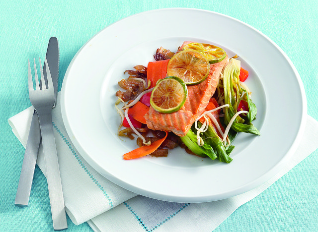 Baked asian style salmon copy