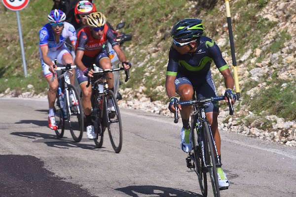 Cycling: 100th Tour of Italy 2017 / Stage 9 Nairo QUINTANA (COL)/ Thibaut PINOT (FRA)/ Vincenzo NIBALI (ITA)/ Montenero Di Bisaccia - Blockhaus 1665m (149km) / Giro / © Tim De Waele