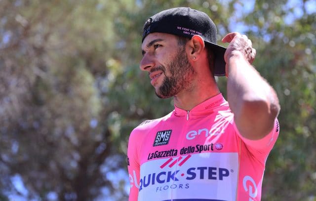 Cycling: 100th Tour of Italy 2017 / Rest Day 1 Fernando GAVIRIA (COL) Pink Leader Jersey / Training Team Quick-Step Floors / Giro / (Photo by Tim de Waele/Corbis via Getty Images)