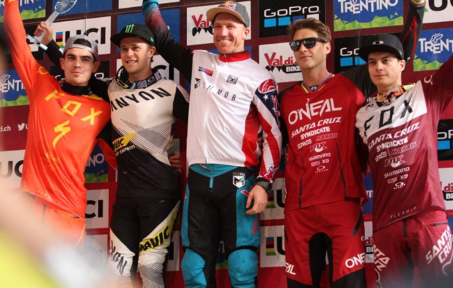 Your 2017 overall mens podium goes like this. Gwin, Brosnan, Minnaar, Bruni and Vergier