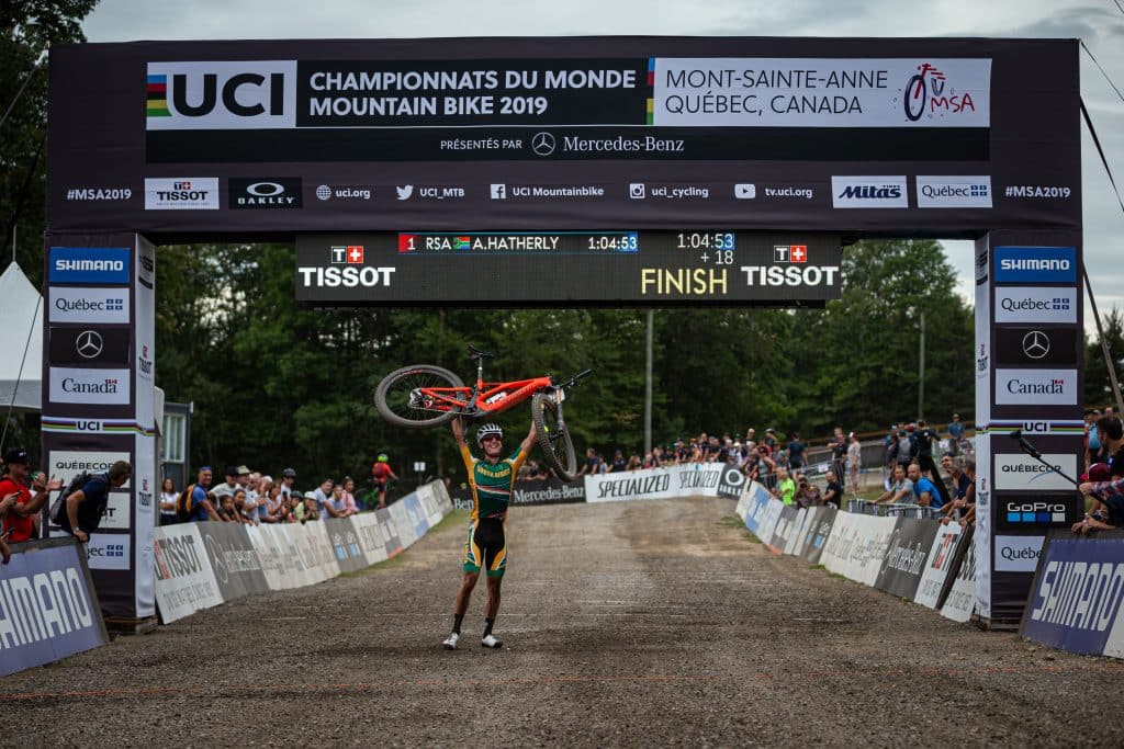 Alan Hatherly is the first ever UCI E-MTB World Champion