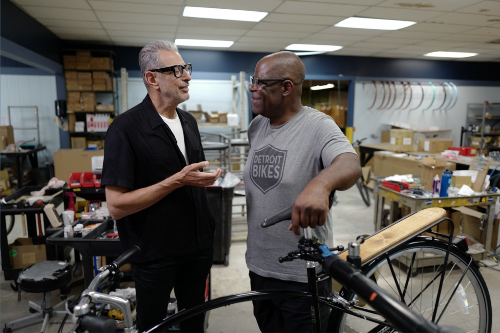 Jeff Goldblum rediscovers cycling