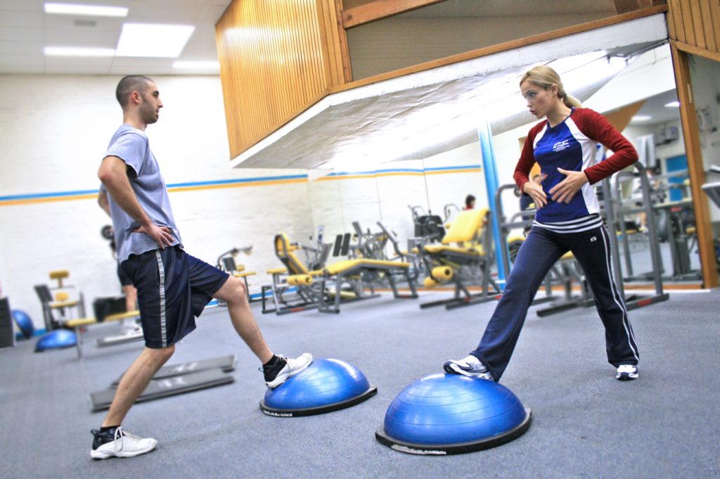 Bosu - get a couple of reps in for strength and fitness.