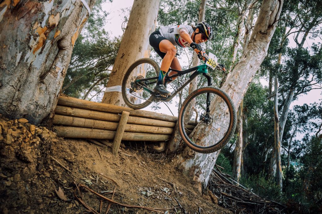 Candice Lill riding her Cannondale Scalpel Hi-MOD 1