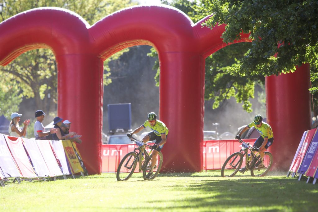 Racing to the finish of the 2024 Tankwa Trek