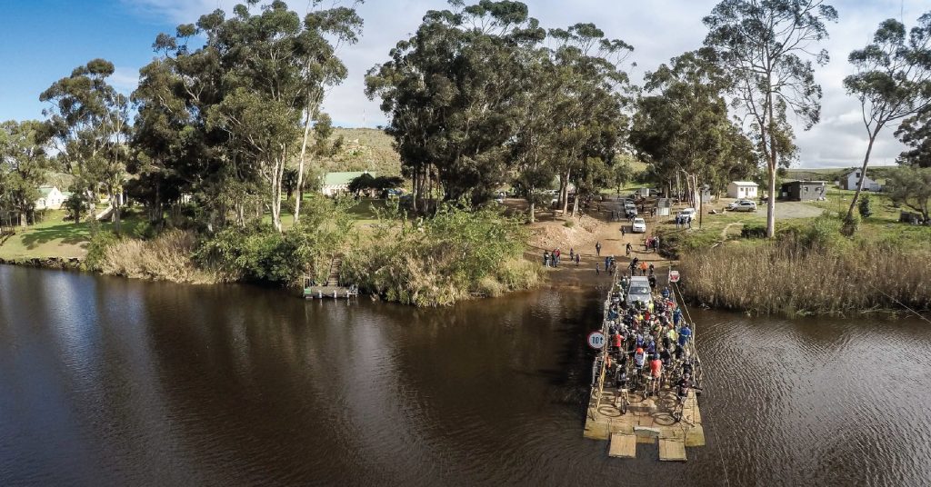 For many, the highlight of the B-Well Around the Pot is the ferry-crossing of the Malgas River.
