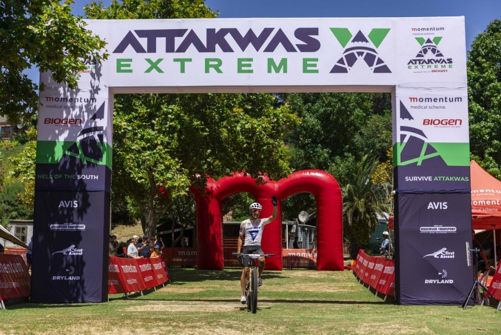 Alan Hatherly won the 2025 Momentum Medical Scheme Attakwas Extreme, presented by Biogen. Photo by Max Sullivan.