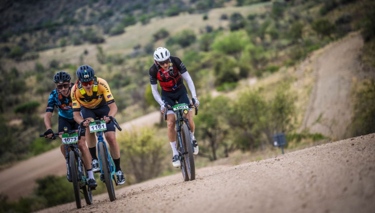 Riders tackling the Nedbank Desert Dash