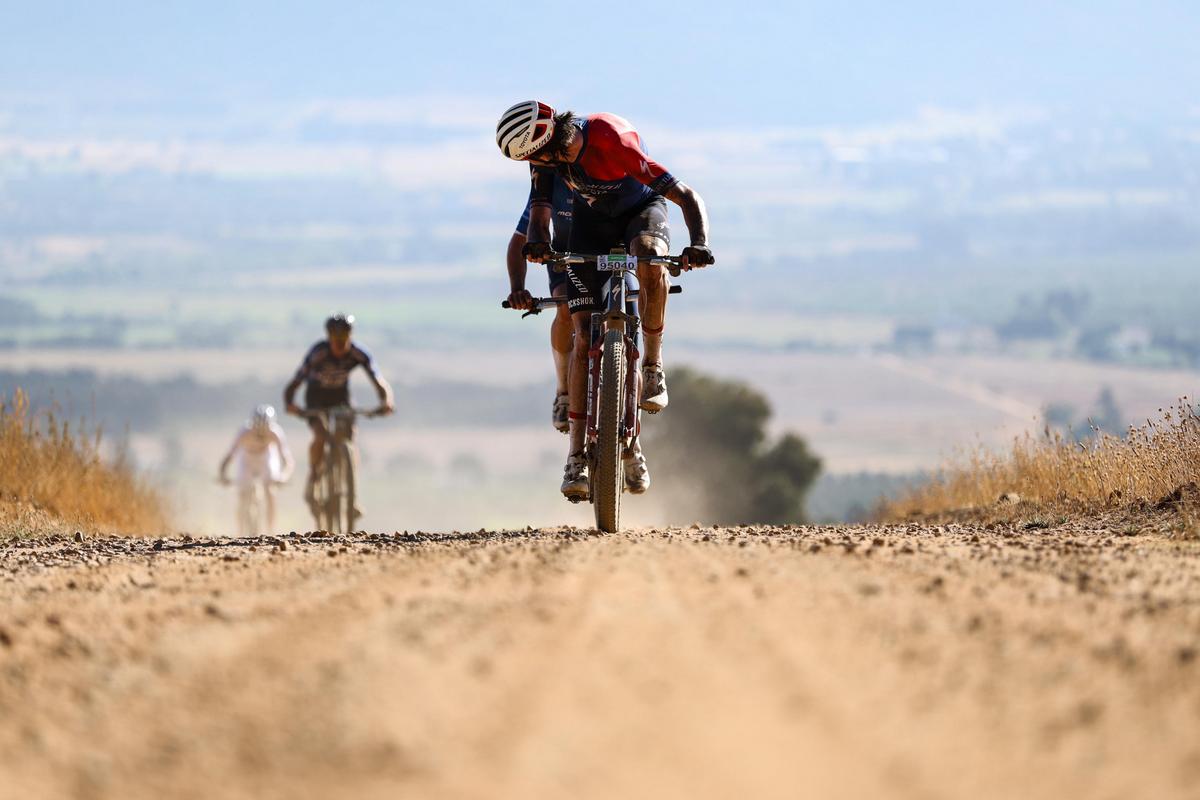 Matt Beers’ attack on the final climb distanced Foster and Moir, while Pritzen managed to claw his way back to the Specialized Off-Road racer near the summit. Photo by Max Sullivan.