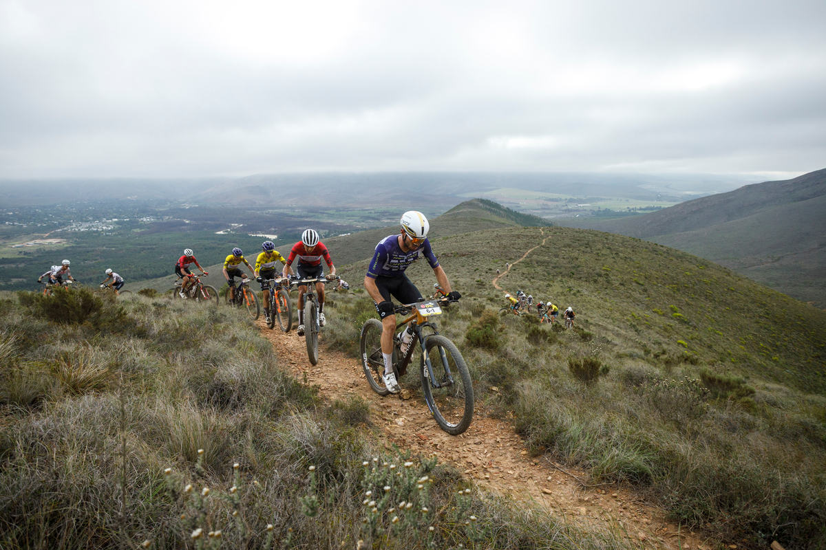 Mathis AZZARO during stage 4 of the 2026 Absa Cape Epic stage race from Greyton to Greyton on the19th of March 2026.. Photo by Nick Muzik/Cape Epic