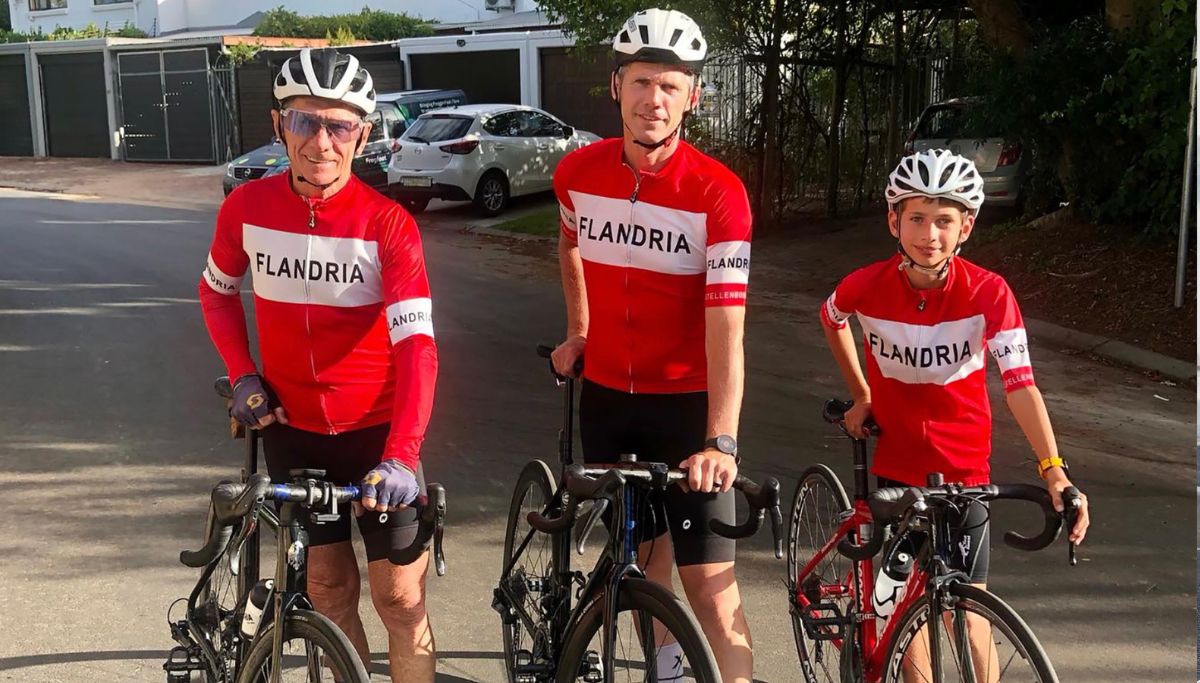 The Van Onselen family who have all ridden sub-3 at the Cape Town Cycle Tour