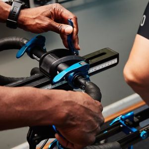 A cyclist getting a bit fit