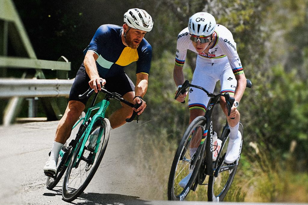 TdF vs amateur