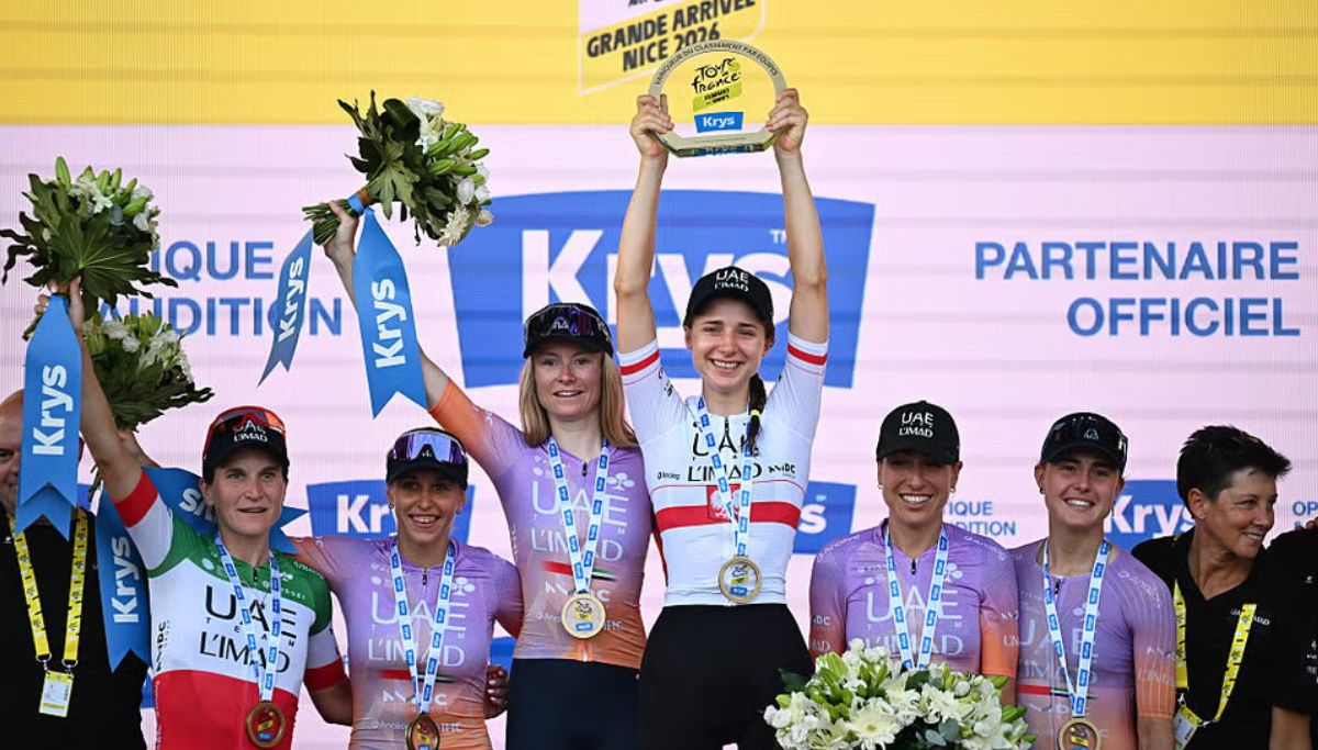 UAE won the team classification at the 2026 Tour de France Femmes.