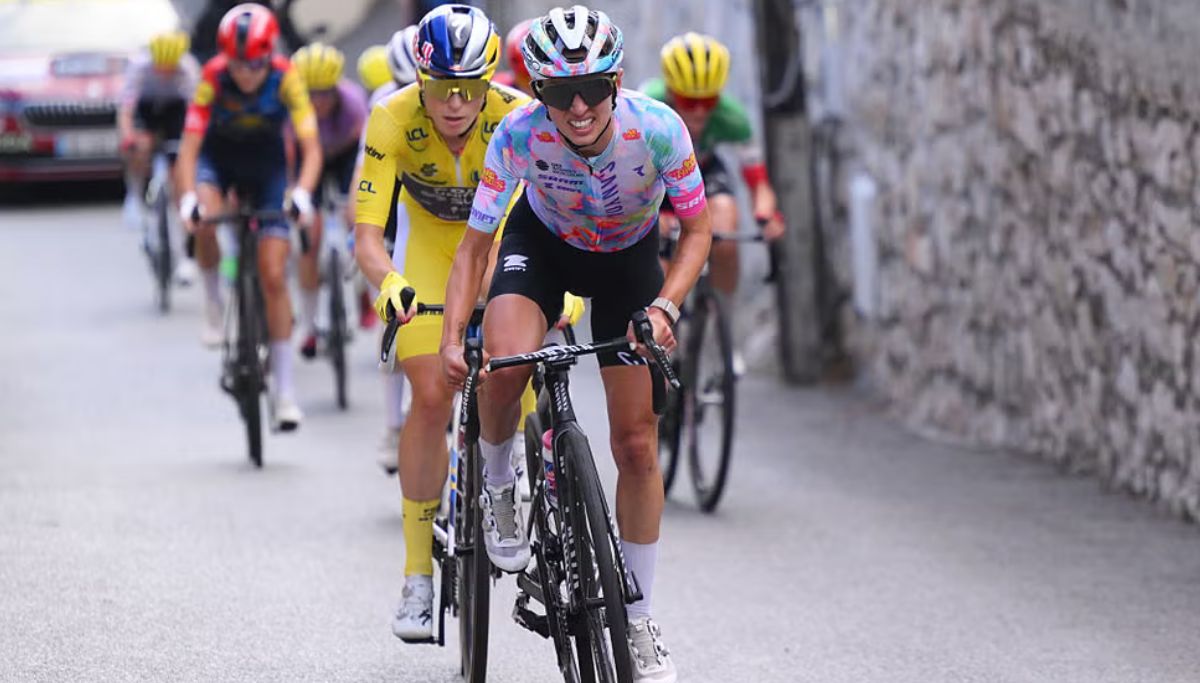 Kasia Niewiadoma-Phinney at the 2026 Tour de France Femmes