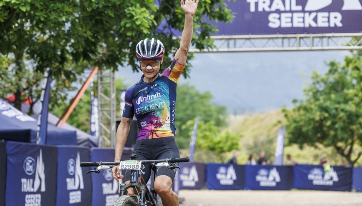 Samantha Sanders won her third race of the series when she claimed the Ford Trailseeker Wellington crown.