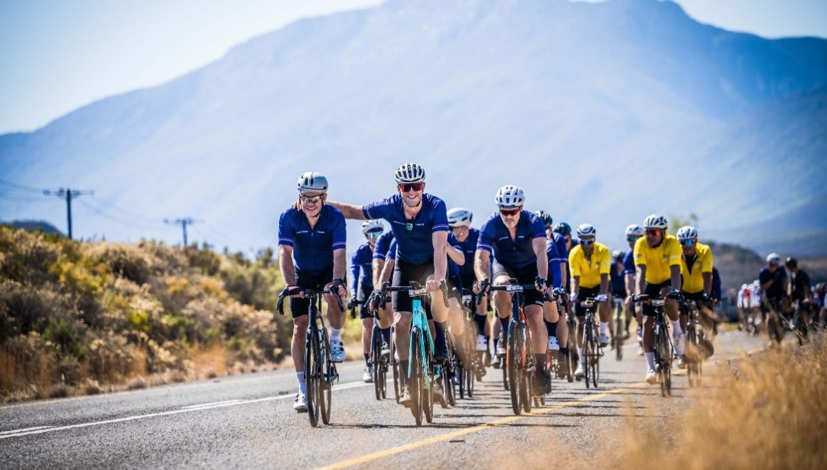 Cyclists riding the Old Mutual Weatlh Double Century.