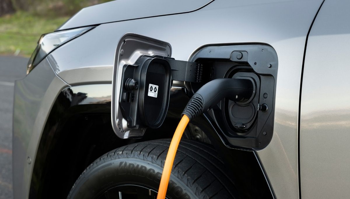 Charging the new Toyota RAV4